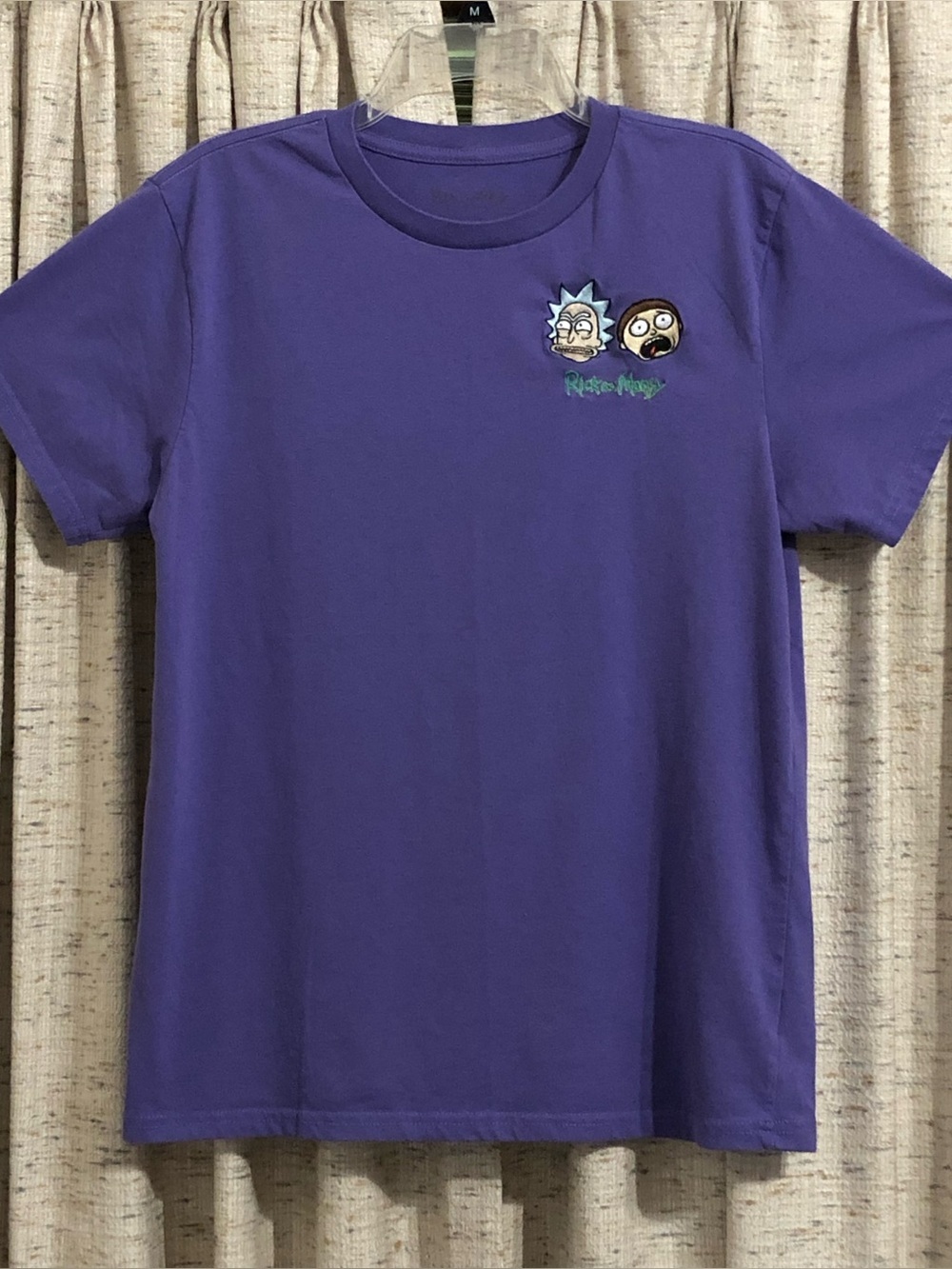 Rick and Morty Embroidered Chest Short Sleeve Tee